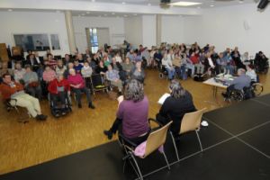 Zuhörer bei der Veranstaltung am 4. Mai 2016.