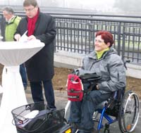 Stadtrat Konrad Schlichter, Bürgermeister Lothar Quast und Elke Campioni.