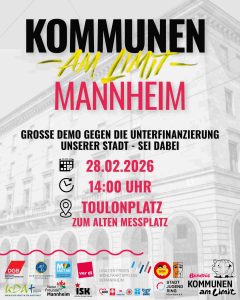 Bild zur Mobilisierung für die Demonstration "Kommunen am Limit!