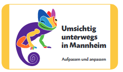 Foto vom Kampgnenlogo mit Chämy dem Chamäleon