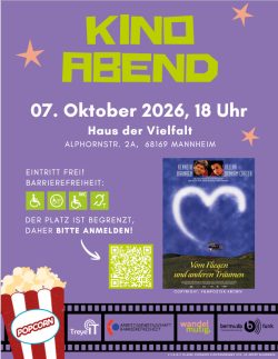 Plakat für den Kinoabend am 7. Oktober 2026